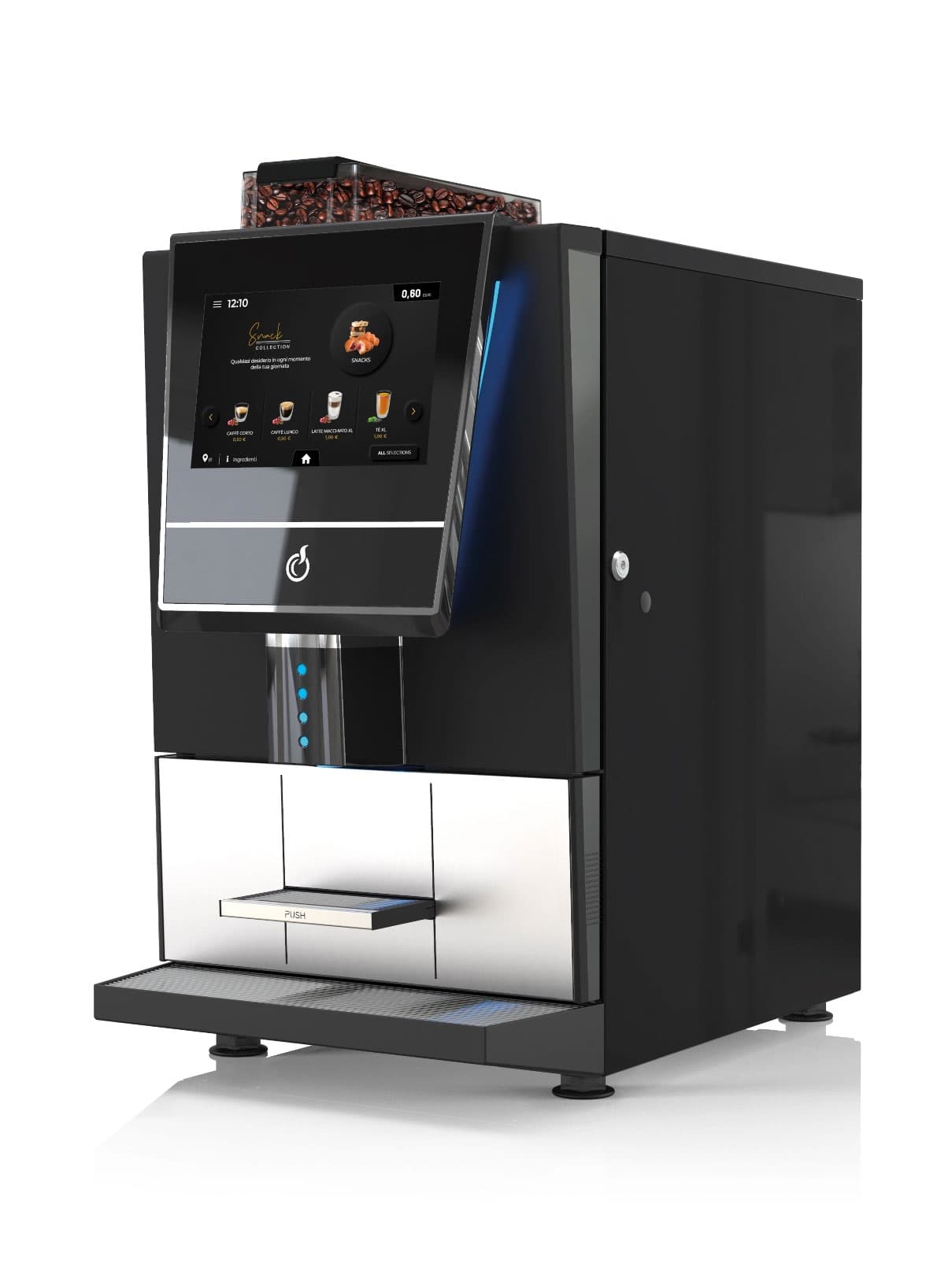 The Desia espresso machine — Vernon Bros' barista-grade hot-beverage station.
